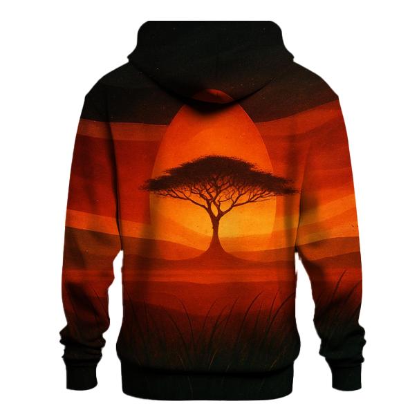 Kenyan_Savannah_Heartbeat_Flag heavyweight hoodies