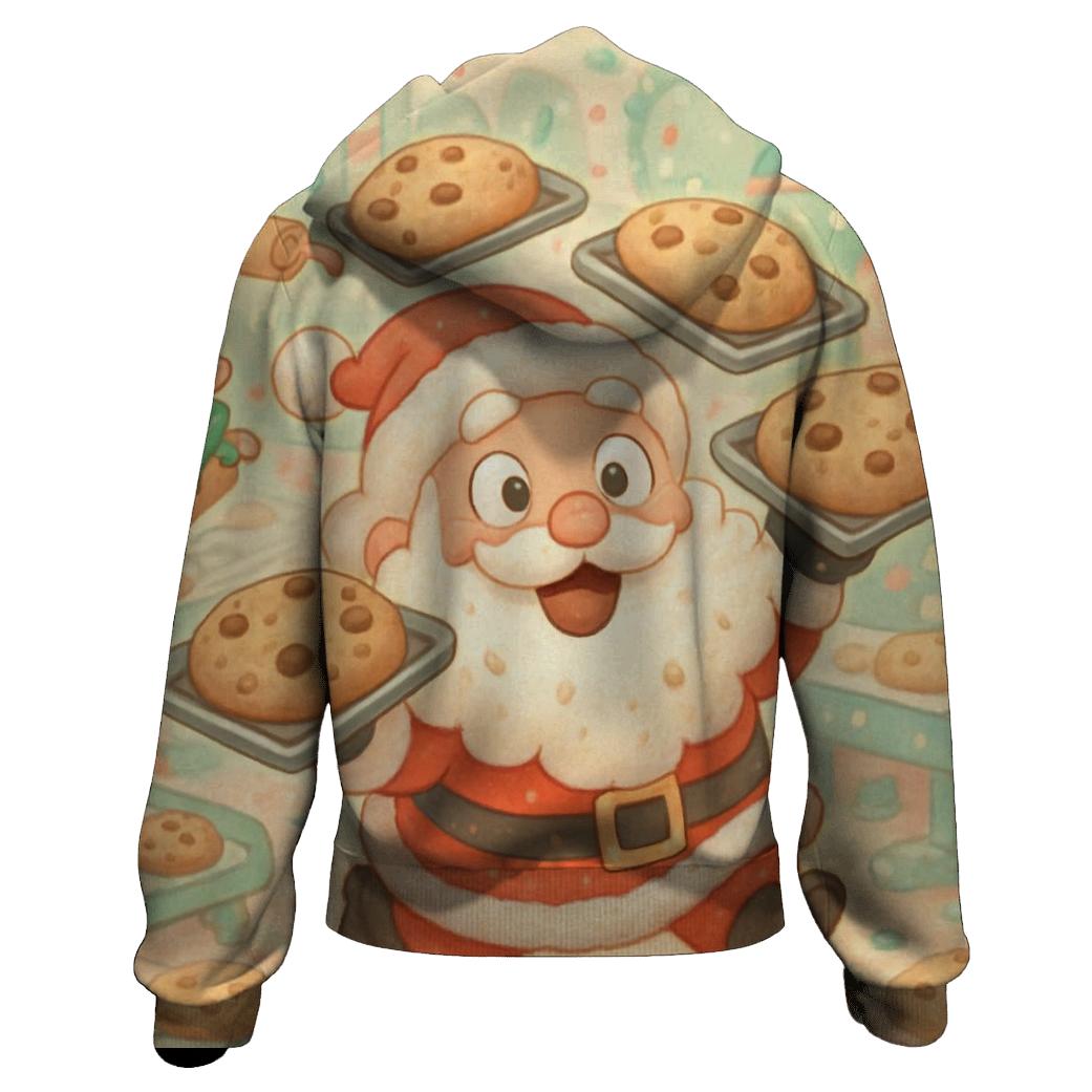 Chibi Cookie Factory Santa Chaos premium hoodies