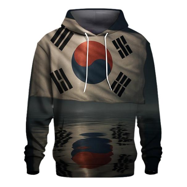 South_Korean_Cosmic_Reflection_Flag printed hoodies