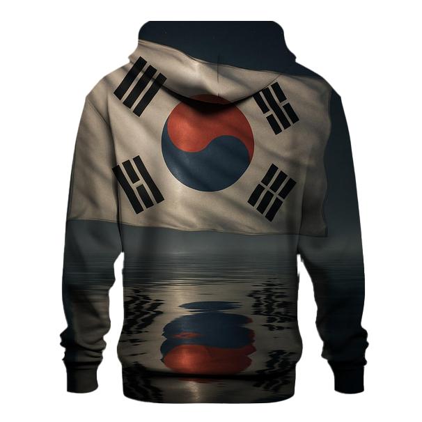 South_Korean_Cosmic_Reflection_Flag printed hoodies
