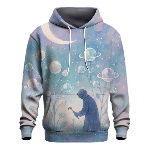 Lunar Garden Of Crystal Orbits lightweight hoodies