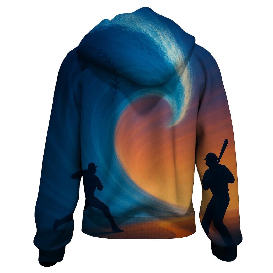 Diamond Waves Under Pacific Lights hoodie styles