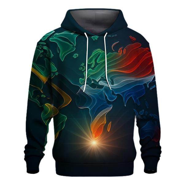 South_African_World_Gradient_Wave graphic hoodies