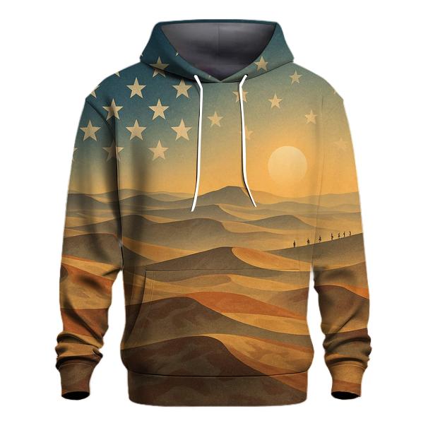 Desert Camouflage Stars Horizon heavyweight hoodies