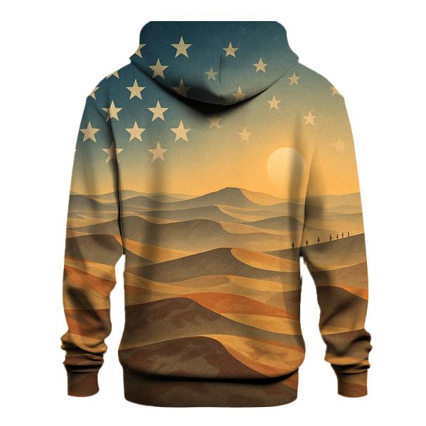 Desert Camouflage Stars Horizon heavyweight hoodies