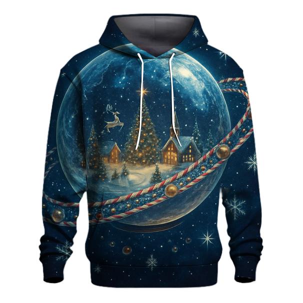 Christmas Galaxy Snow Globe Planet hoodies fashion