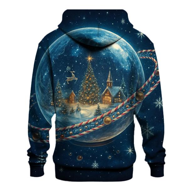 Christmas Galaxy Snow Globe Planet hoodies fashion