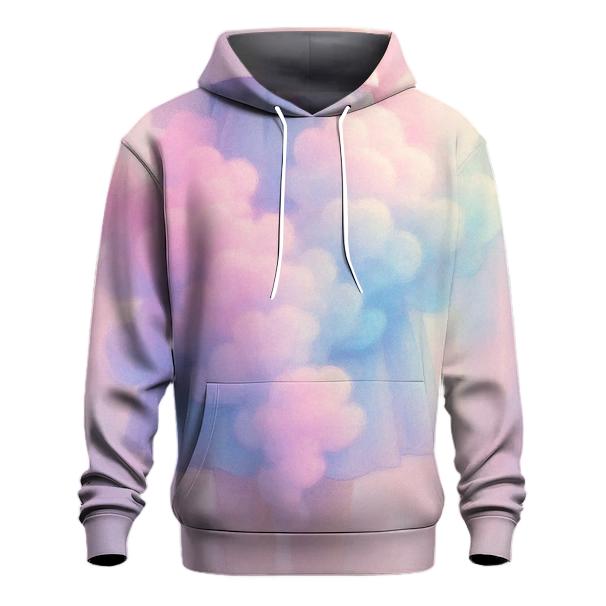 Pastel Cloud Reverie printed hoodies