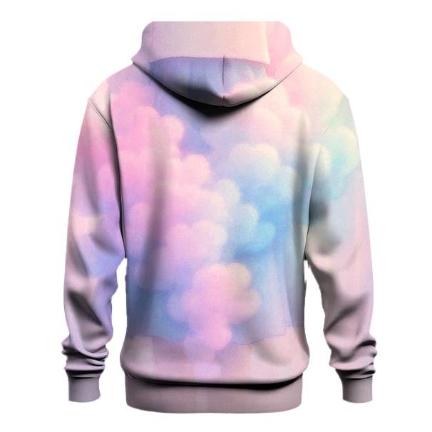 Pastel Cloud Reverie printed hoodies