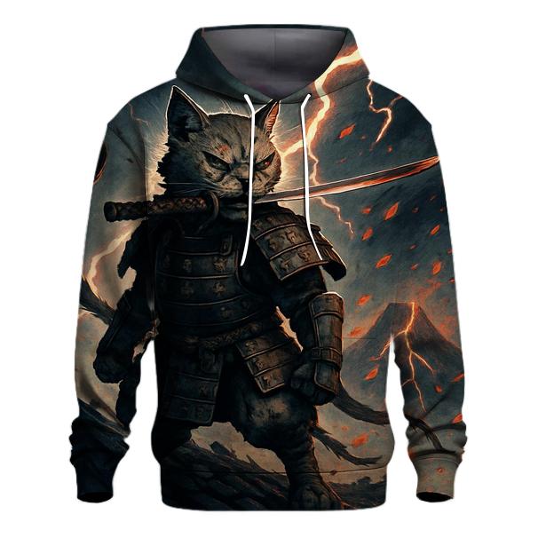 Stormforged Samurai Cat hoodie styles