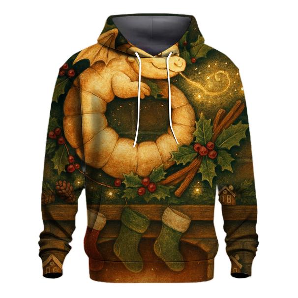 Fireplace Marshmallow Dragon Wreath heavyweight hoodies