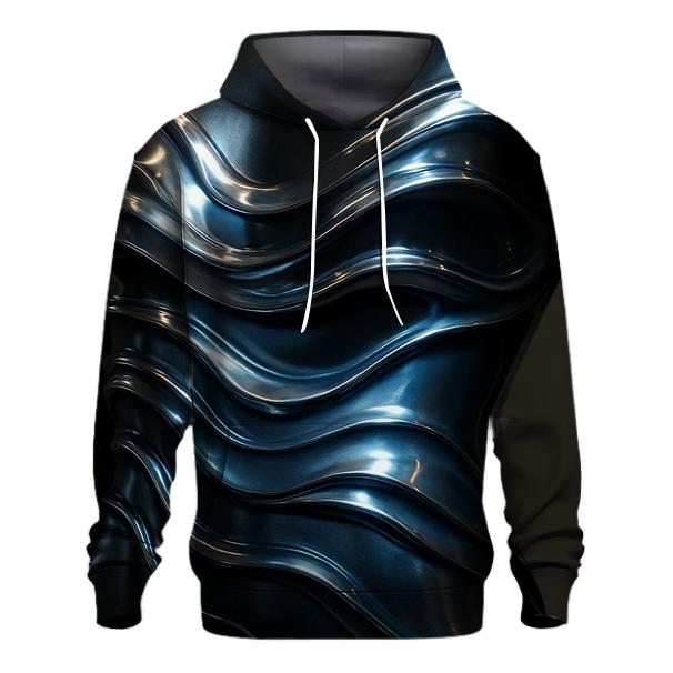 Chrome Wave Flux custom hoodies