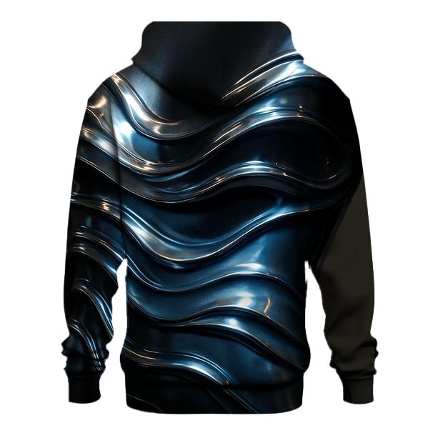 Chrome Wave Flux custom hoodies