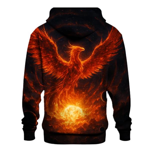 Galactic Phoenix From A Dying Star zip-up hoodies