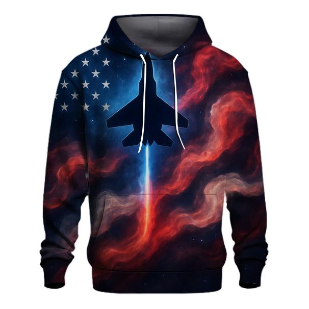 Nebula Stripes Cosmic Flight pullover hoodies