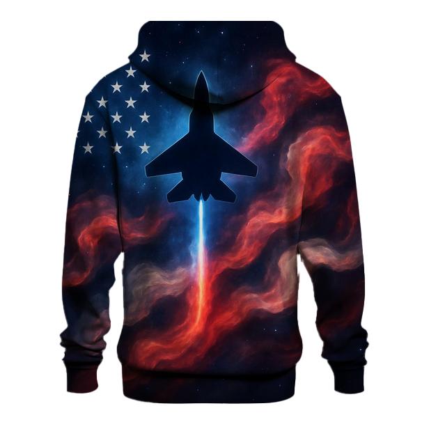 Nebula Stripes Cosmic Flight pullover hoodies