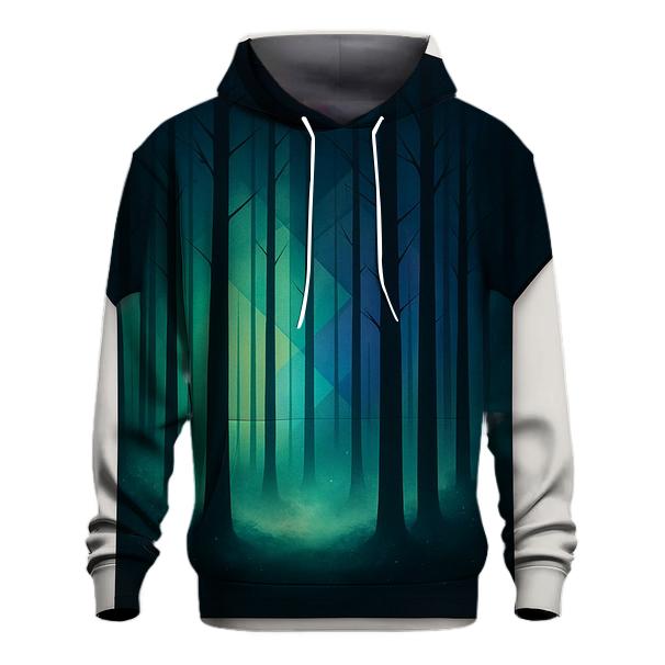 Prismatic Forest Veil premium hoodies
