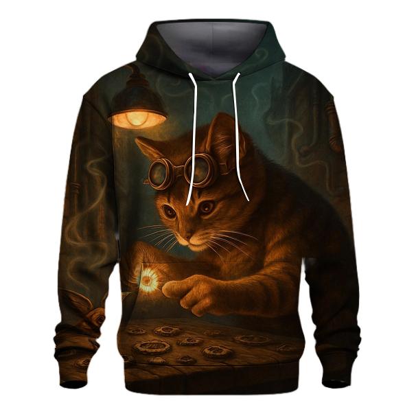 Clockwork Alley Tinkerer Cat hoodie trends