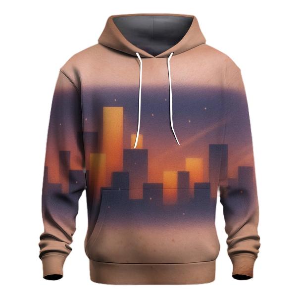 Gradient Skyline Drift premium hoodies