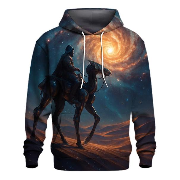 Starlit Nomad Crossing The Orion Dunes premium hoodies