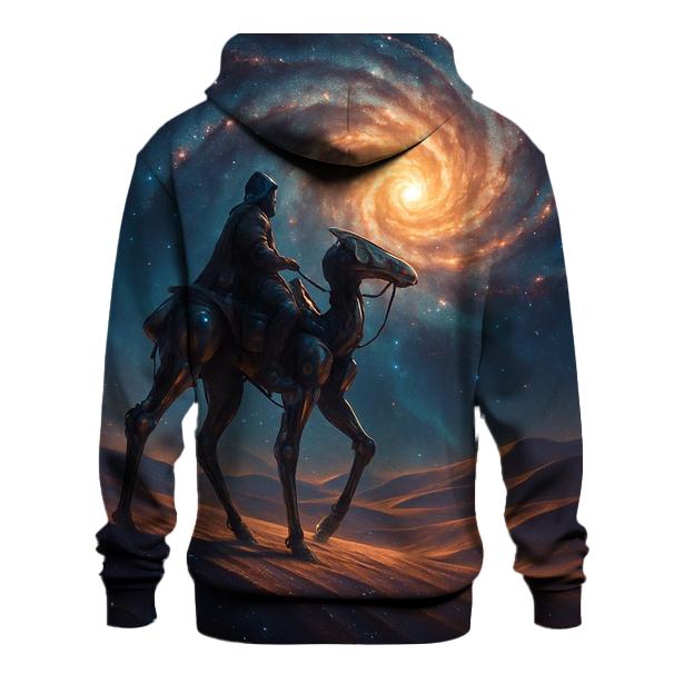 Starlit Nomad Crossing The Orion Dunes premium hoodies