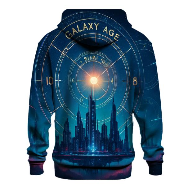 Chrono Rings Above The Cosmic City pullover hoodies