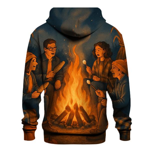 Pumpkin Patch Bonfire Circle zip-up hoodies