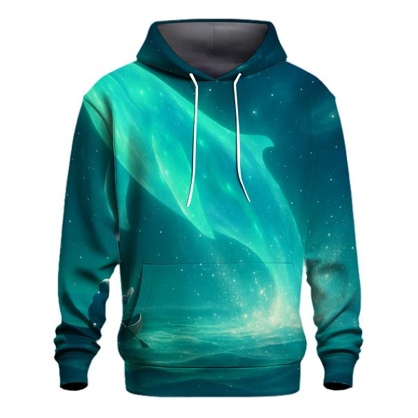 Aurora Whale In The Star Ocean heavyweight hoodies