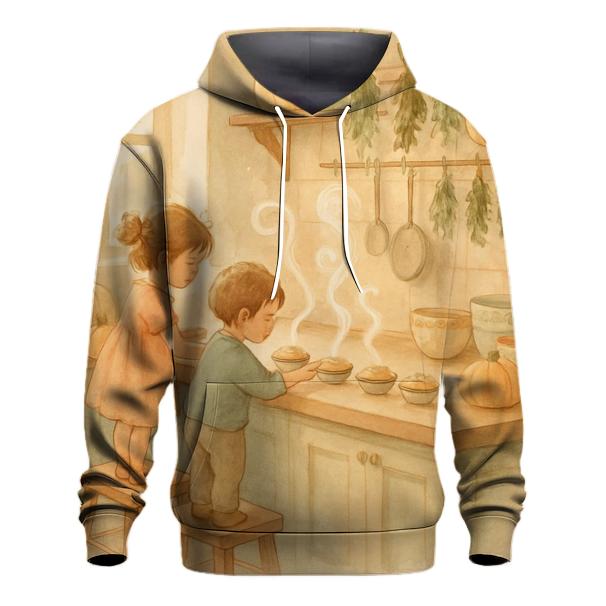 Autumn Pastel Kitchen Helpers designer hoodies