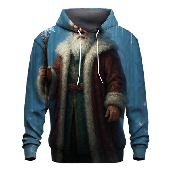 Frosted Crystal Forest Santa Guardian hoodie trends