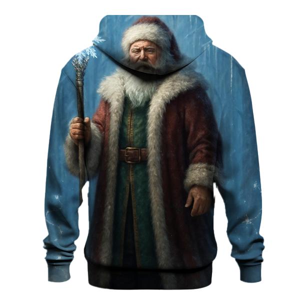 Frosted Crystal Forest Santa Guardian hoodie trends