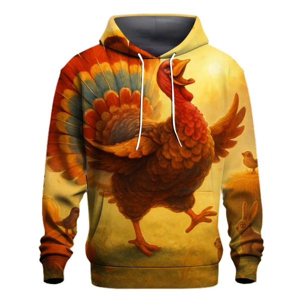 Turkey Meadow Sunrise Dance printed hoodies