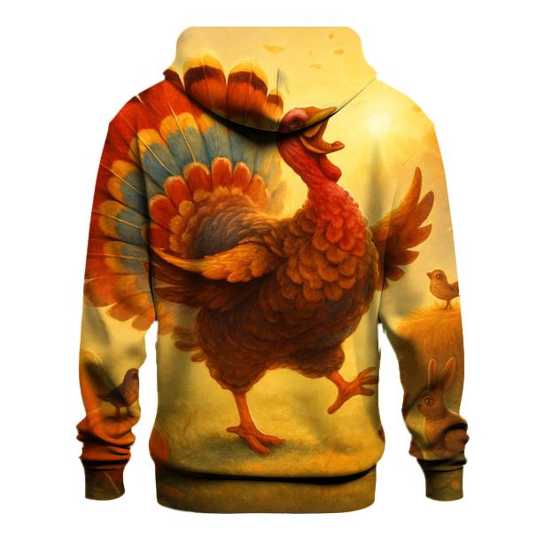 Turkey Meadow Sunrise Dance printed hoodies