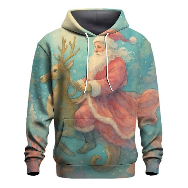 Underwater Reef Santa Dream hoodie trends