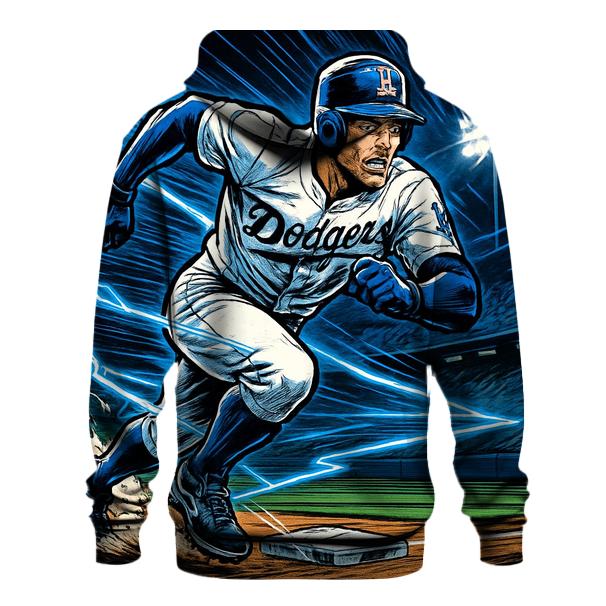 Night Runner Stealing Second printed hoodies