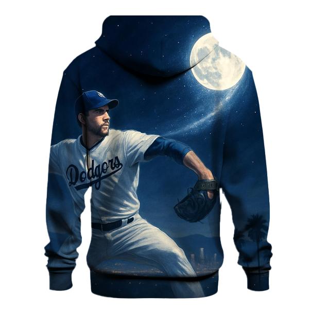 Celestial Curveball Over Los Angeles graphic hoodies