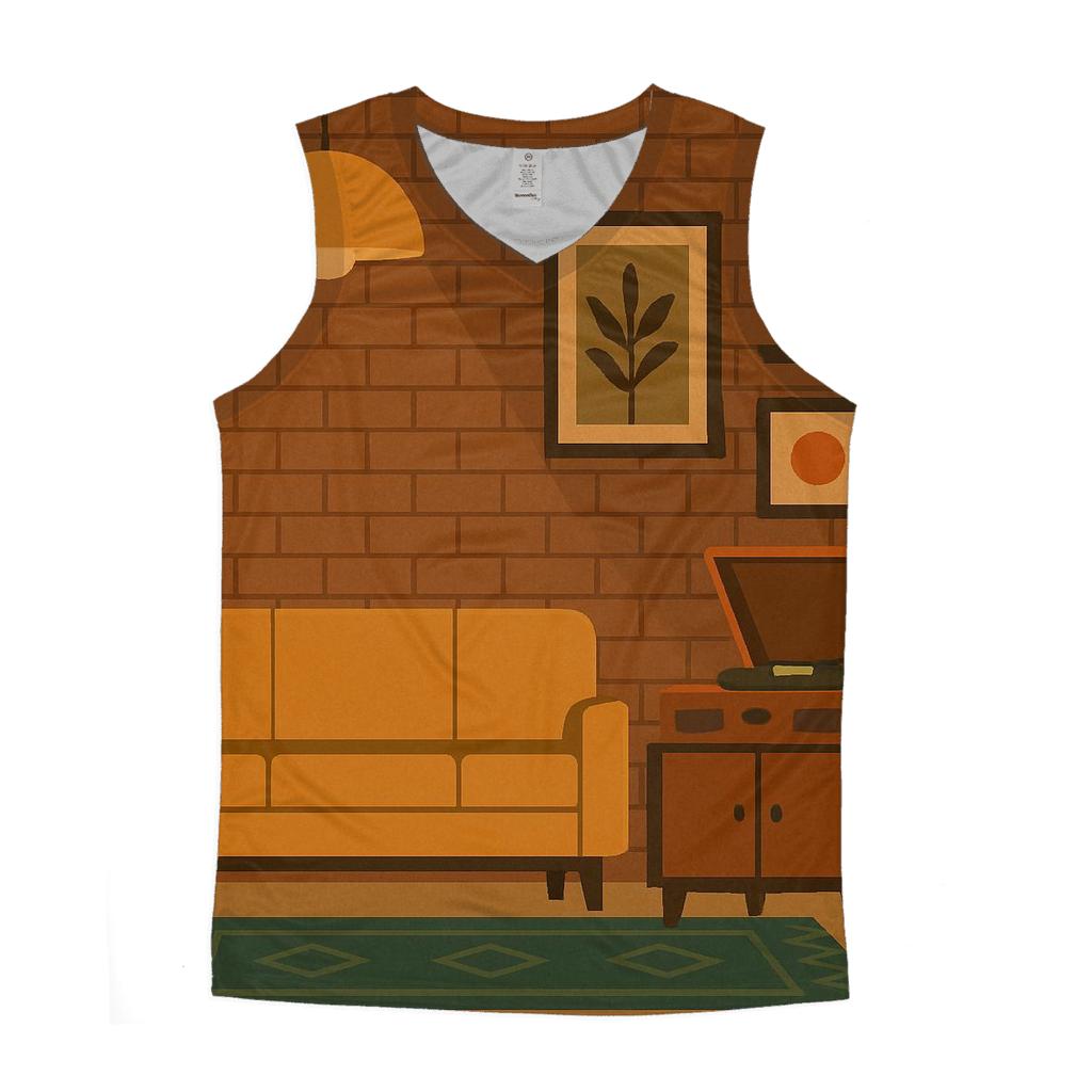 Lazy Afternoon Record Lounge sports performance tank tops