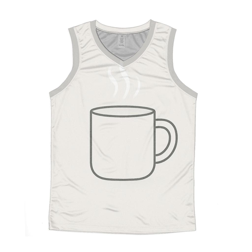 Frosted Mug Outline sports performance tank tops