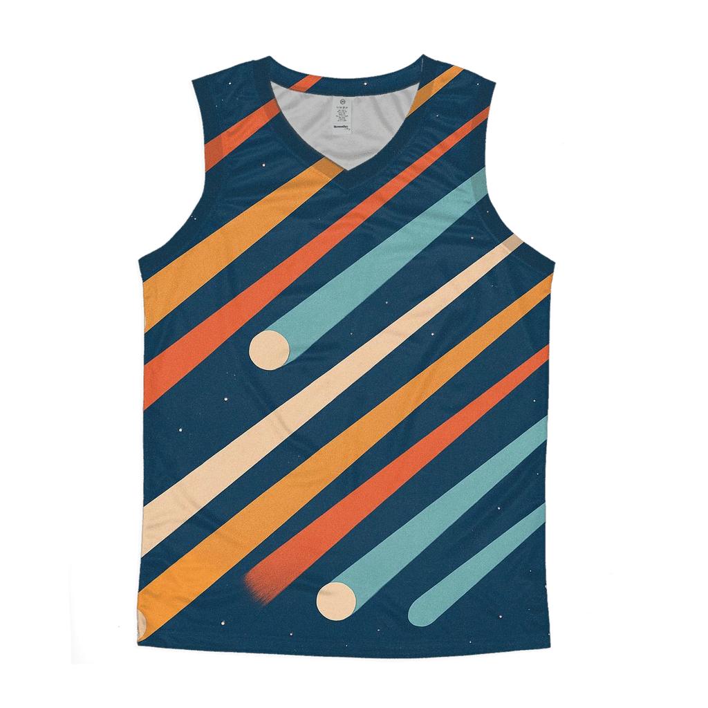 Comet Trail Fan Drift cotton sleeveless tops