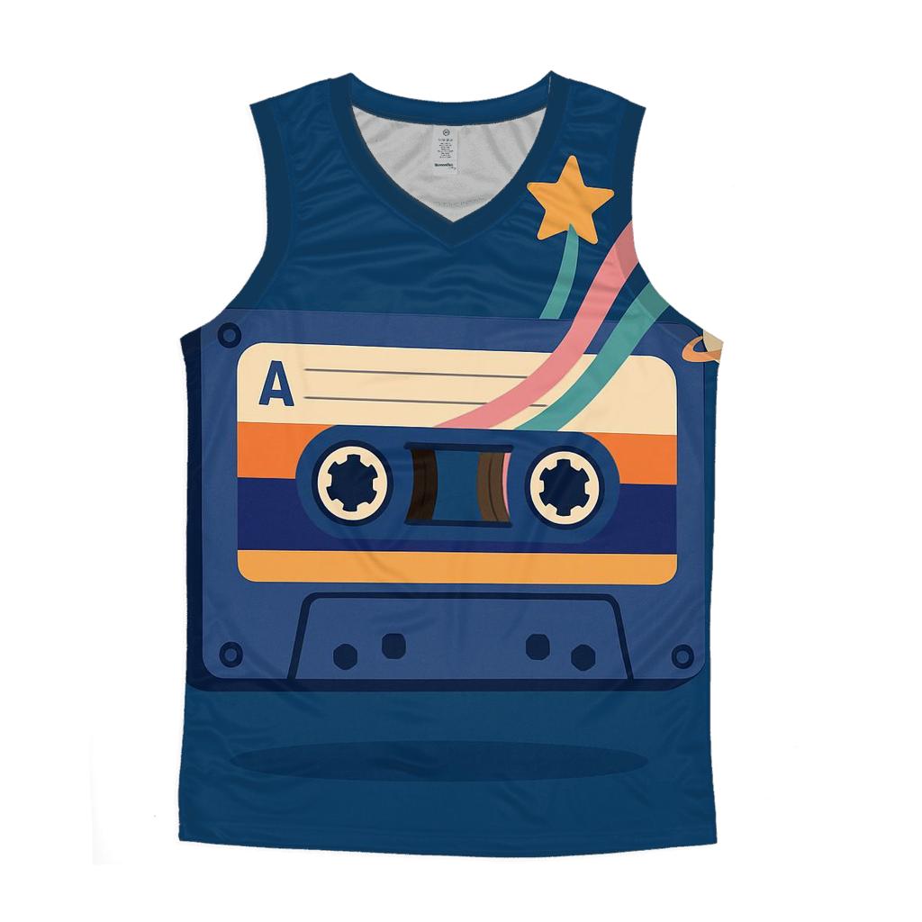 Cosmic Cassette Daydream trendy fitted tank tops