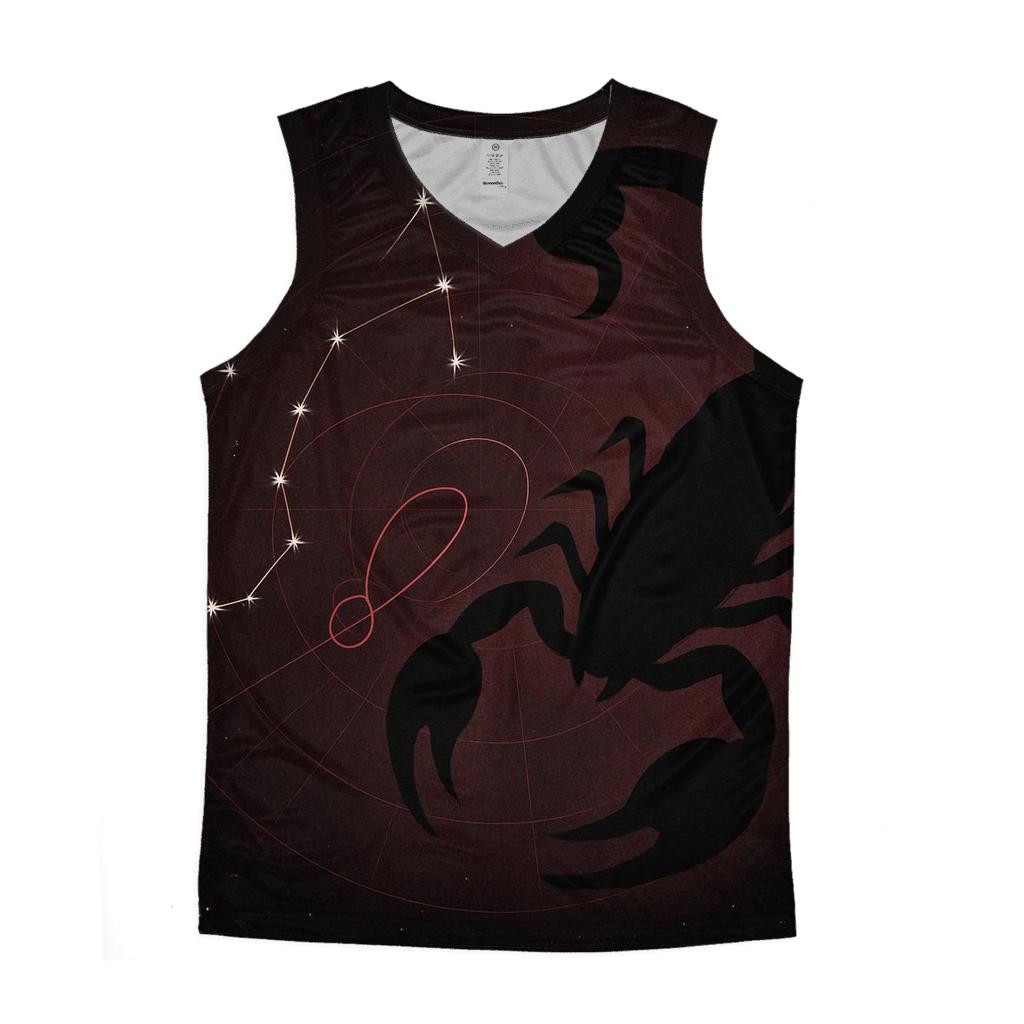 Scorpio Deep Space Retrograde Map trendy fitted tank tops