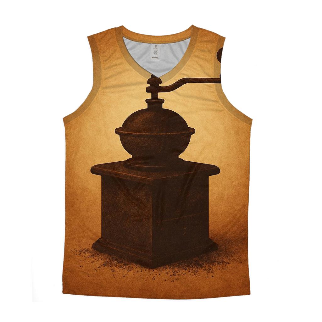 Bronze Mill Silhouette cotton sleeveless tops