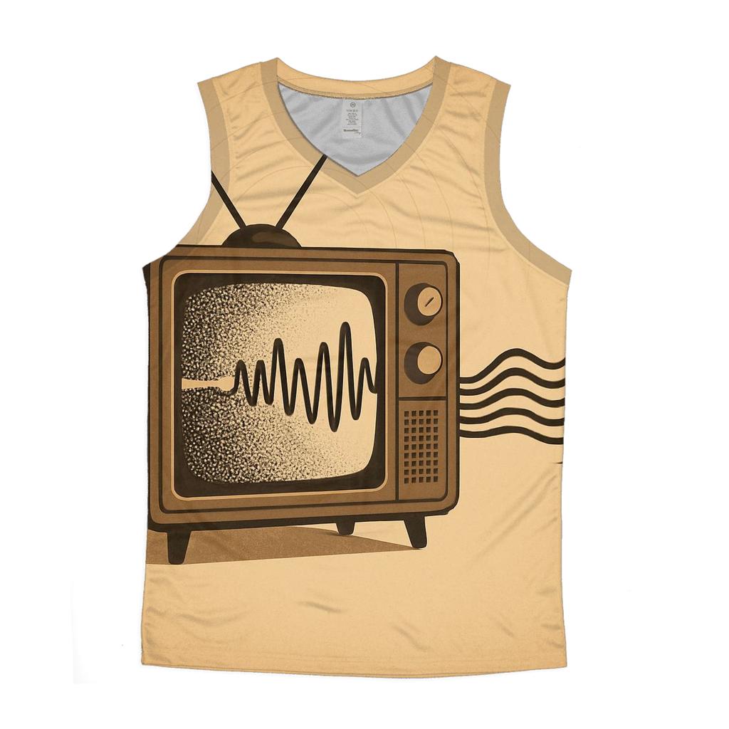 TV Static Soundscape custom tank tops