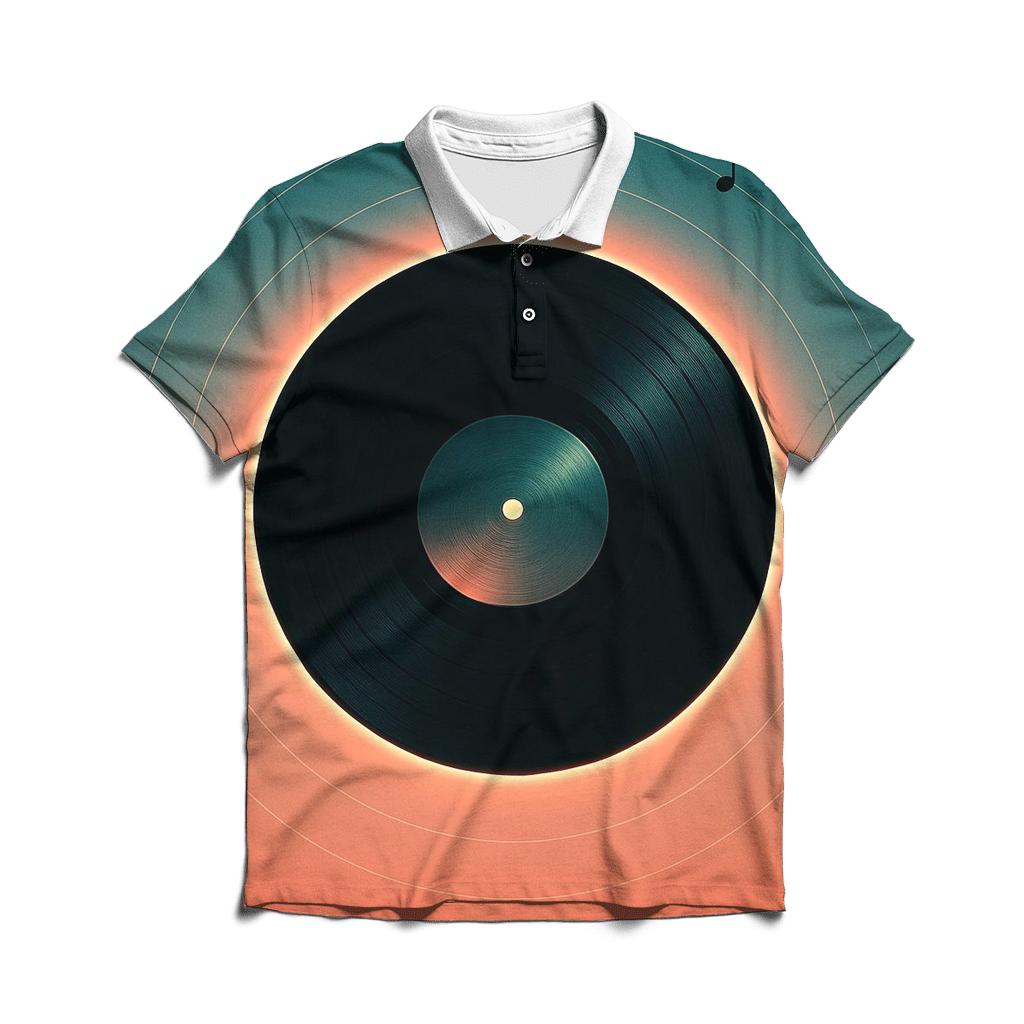 Vinyl Eclipse Orbit custom polo shirts