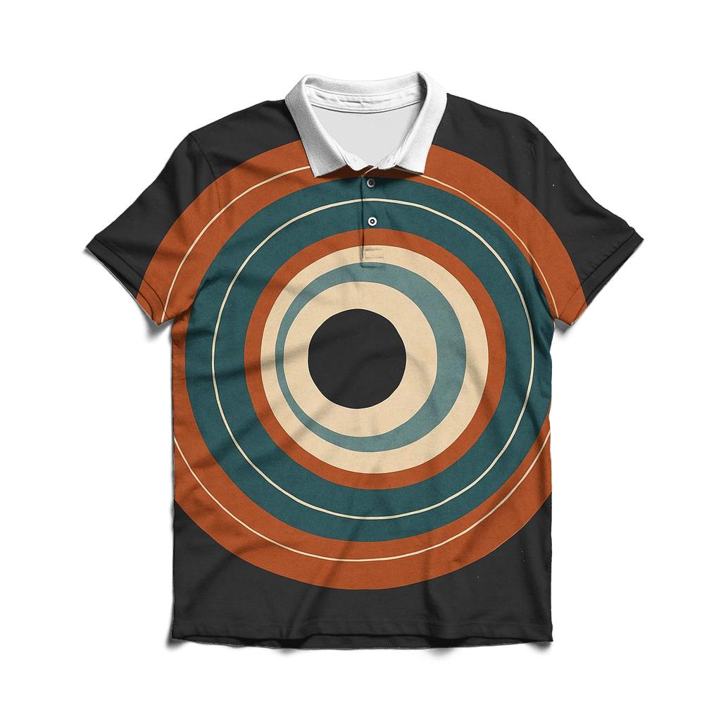 Accretion Disk Belt Mosaic branded logo polo shirts