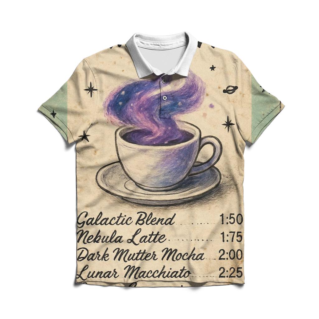 Nebula Diner Coffee Menu classic pique polos