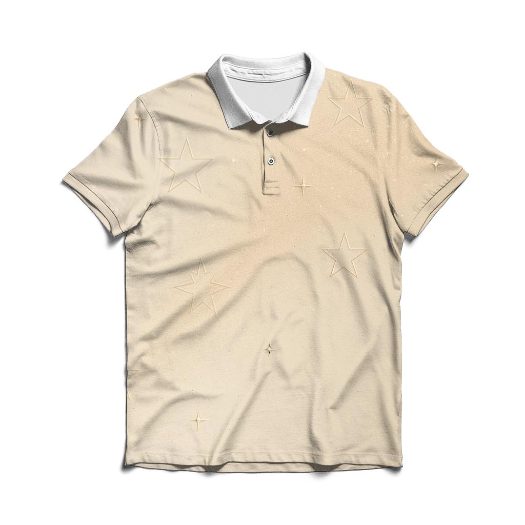 Champagne Stardust Veil personalized polo shirts