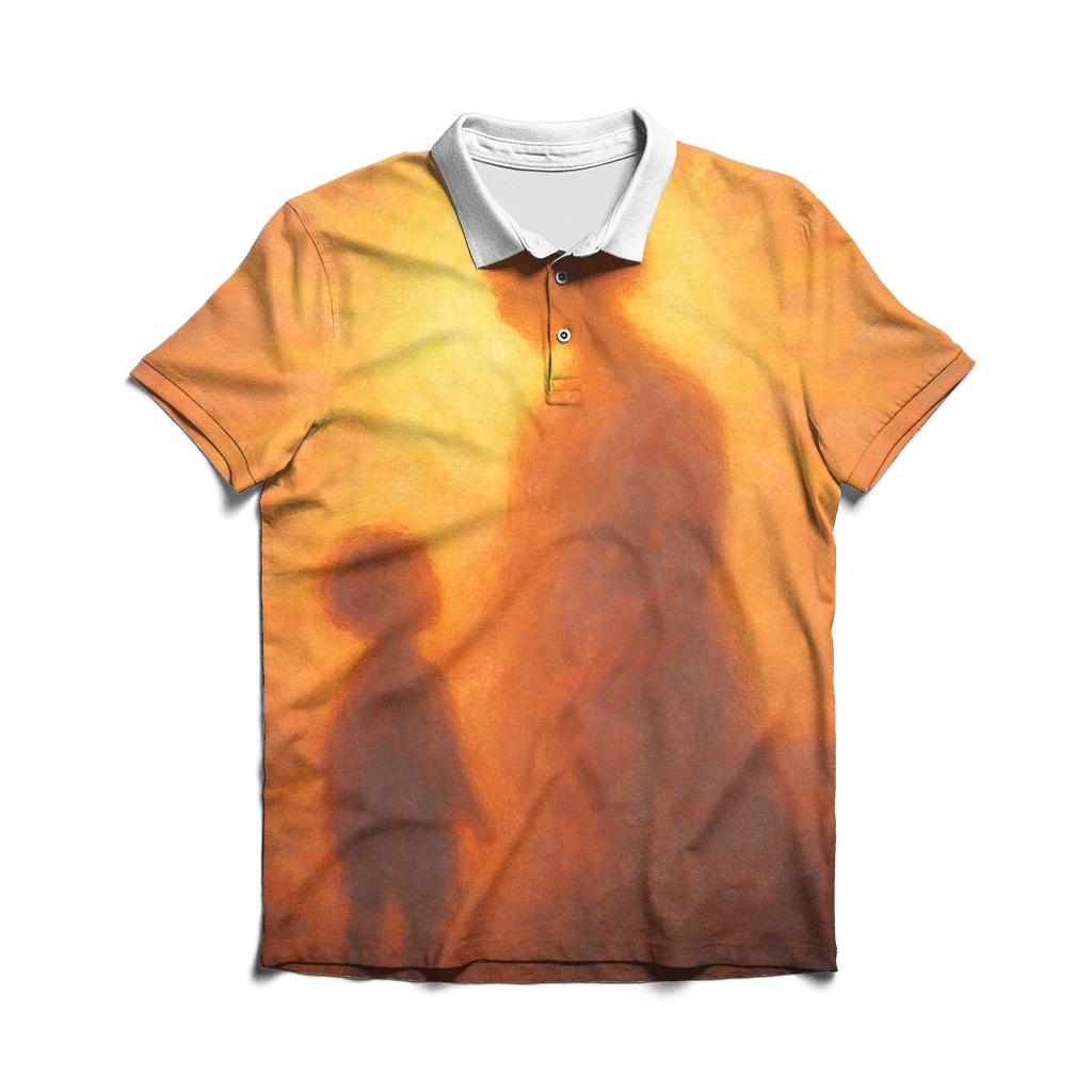 Her Heart As The First Sunrise stylish collar polo tees