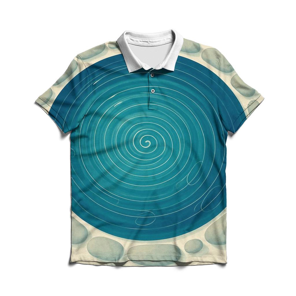 Circle Of Flowing Waters classic pique polos