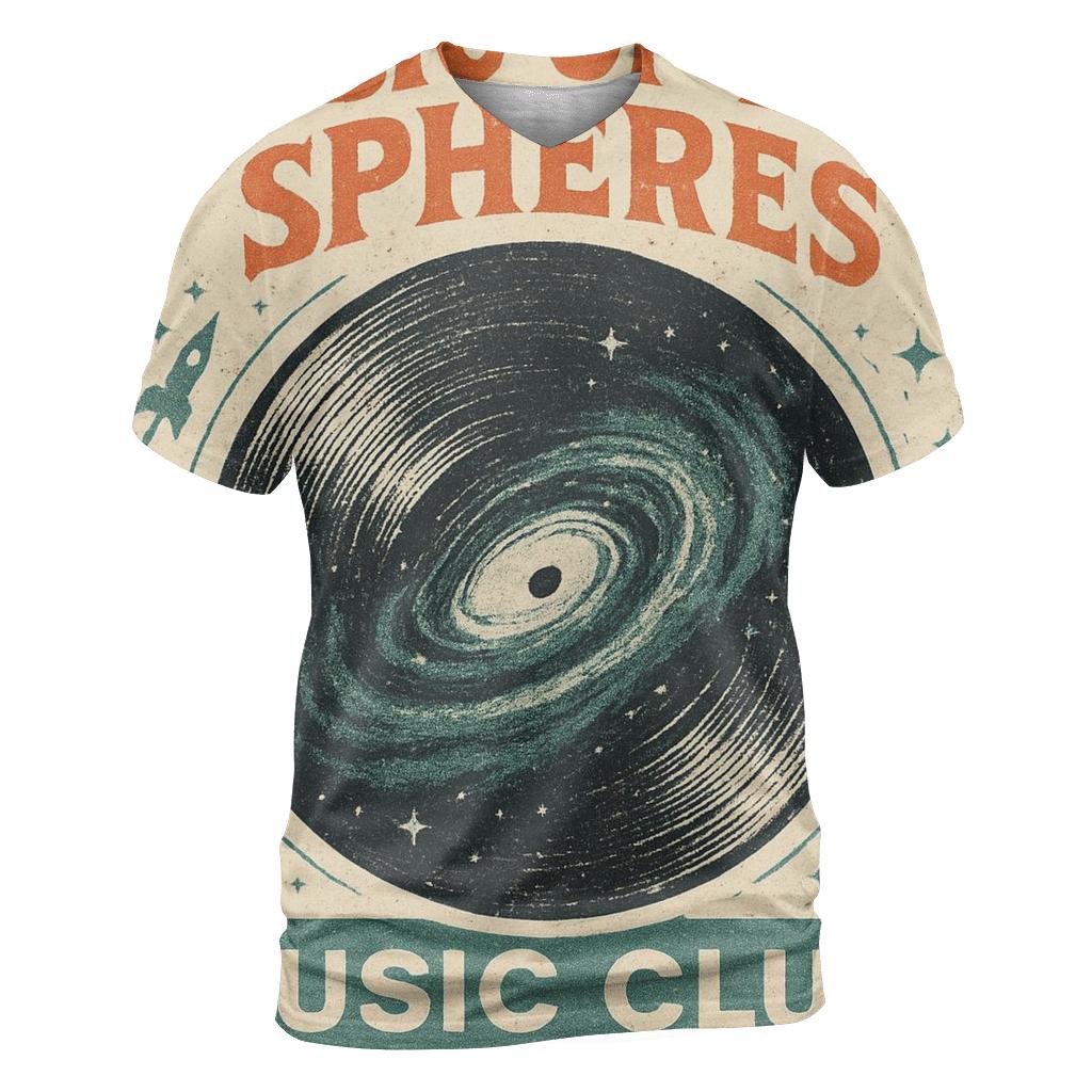 Cosmic Vinyl Record Club Poster personalized full print shirts